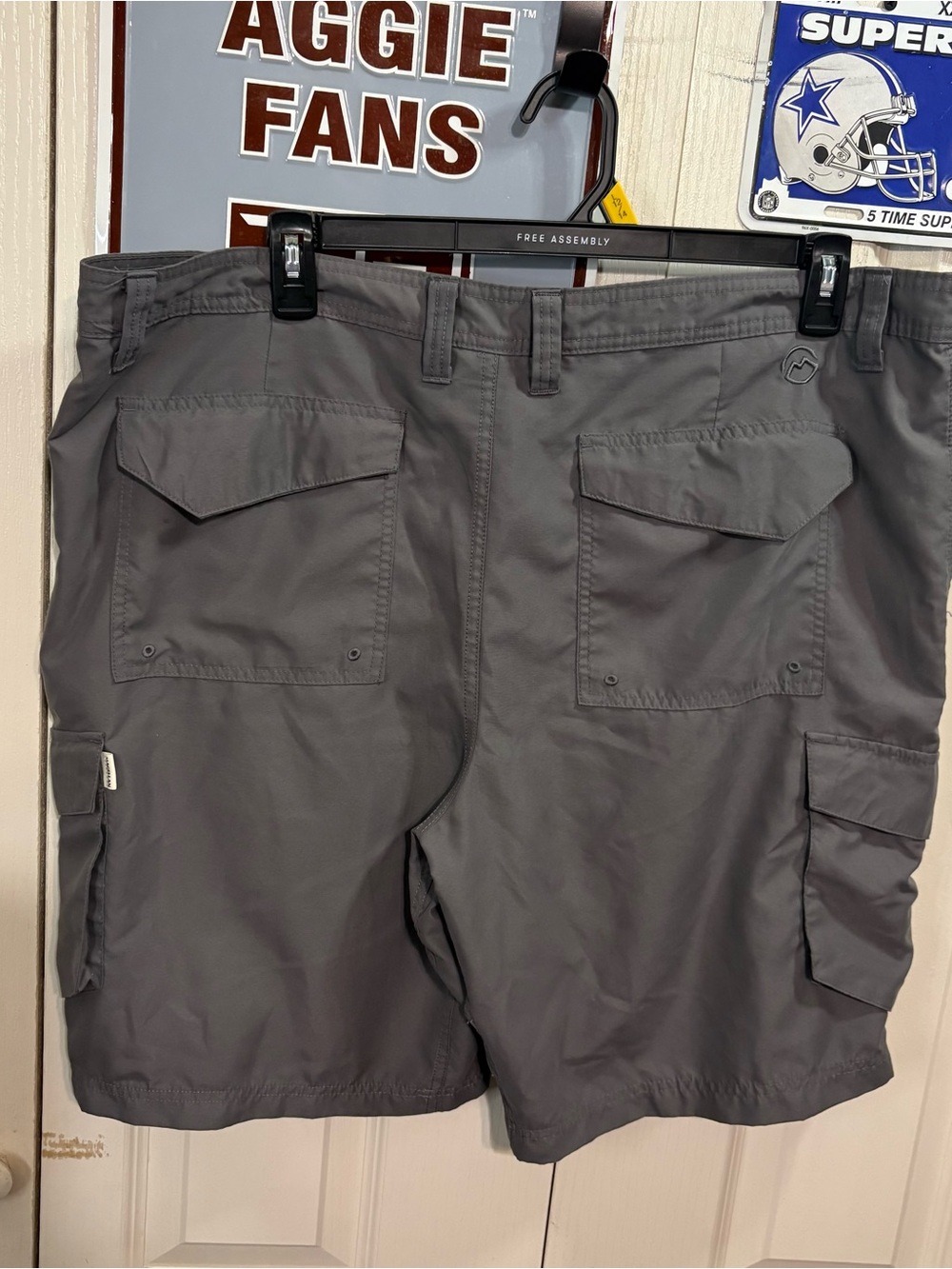 Magellan Water RepellentMen's Gray Cargo Shorts - Breathable Lightweight Utility